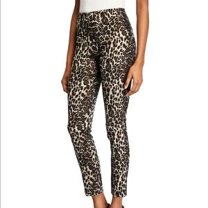 A+O CONNELLY JACQUARD LEOPARD PANTS